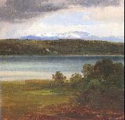 Morgenstern, Christian View Across Lake Starnberg to the Benediktenwand oil painting on canvas